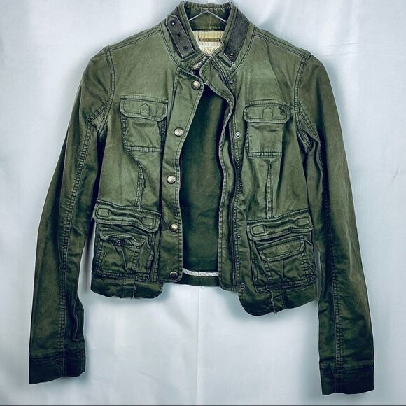 Abercrombie & Fitch Vintage Y2K Military Cargo Jacket. - Picture 2 of 9